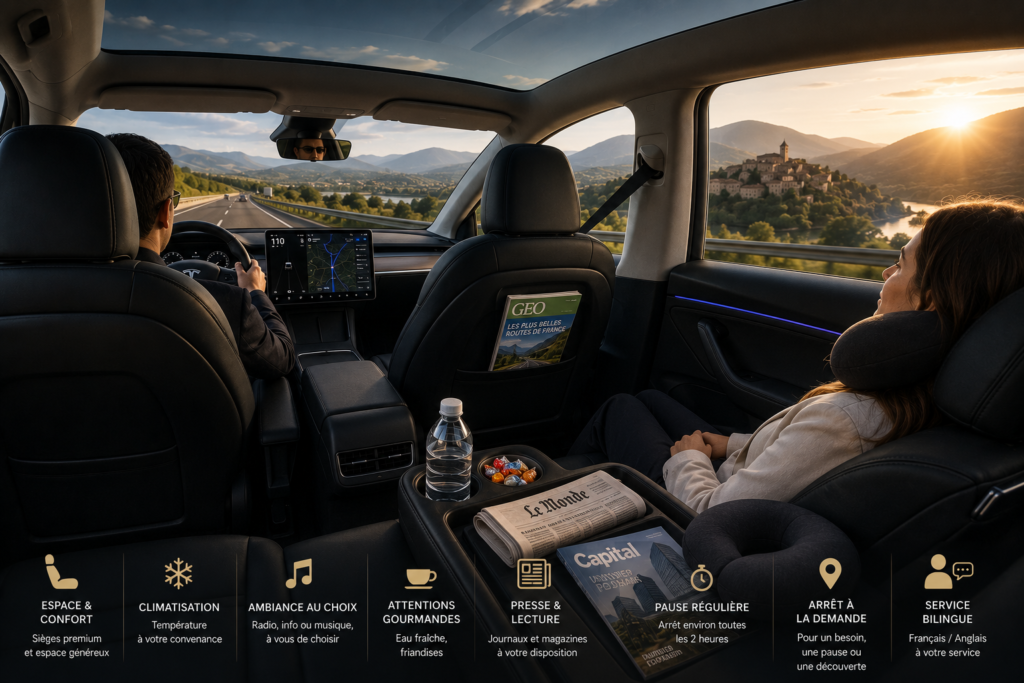 chauffeur privé longue distance